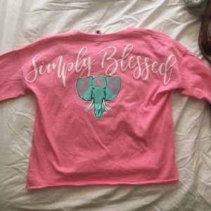 Simply Southern Cropped Shirt👚🐘